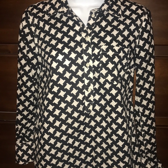 Black and white houndstooth shirt - Picture 1 of 2